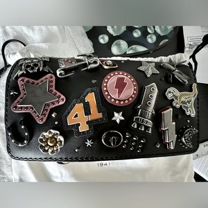 Original limited edition Coach baguette clutch/shoulder/crossbody bag